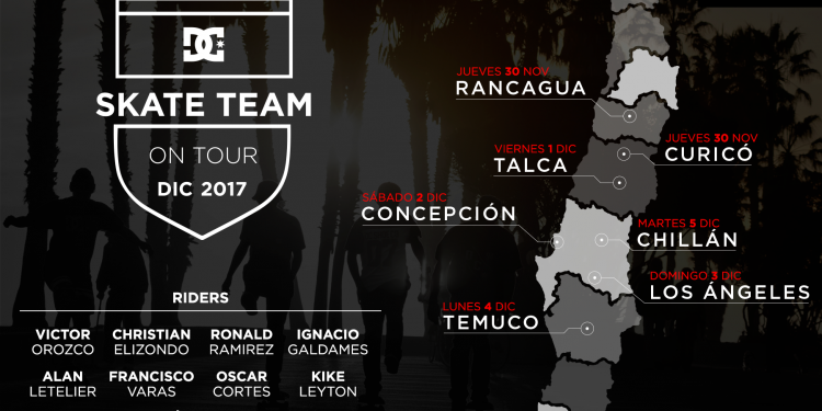 DC Skate Team On Tour 2017