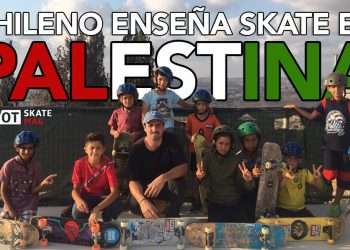 Chileno enseña Skate en Palestina!