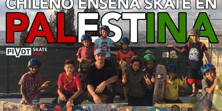 Chileno enseña Skate en Palestina!